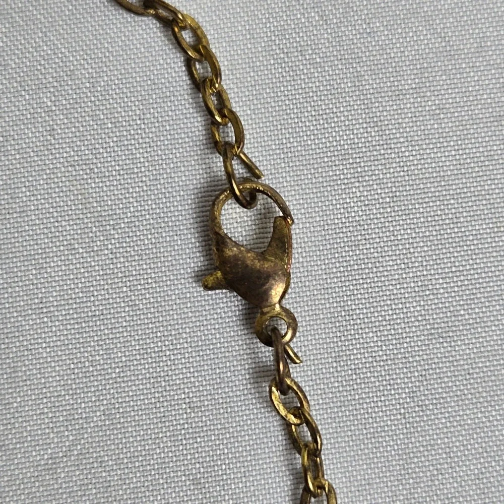 Cross Necklace, Gold Tone‎